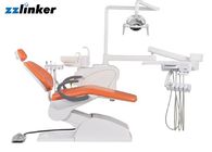 La luce dentaria portatile della sedia della sedia dentaria arancio dell'esame include la sputacchiera ceramica
